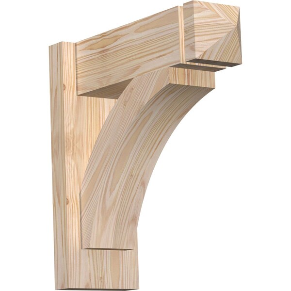 Ekena Millwork Thorton Smooth Arts and Crafts Outlooker, Douglas Fir, 5 1/2"W x 16"D x 16"H OUT06X16X16THR03SDF - main